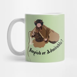 Dwight Schrute Impish or Admirable Belsnickel Art – The Office (black text) Mug